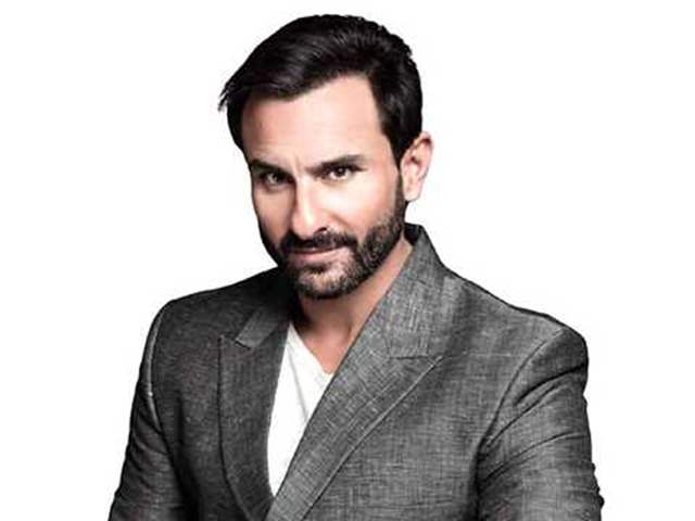 "Saif Ali Khan, charismatic Bollywood actor and producer, exuding style and confidence in a fashionable ensemble, symbolizing his impact on Indian cinema and diverse business ventures."